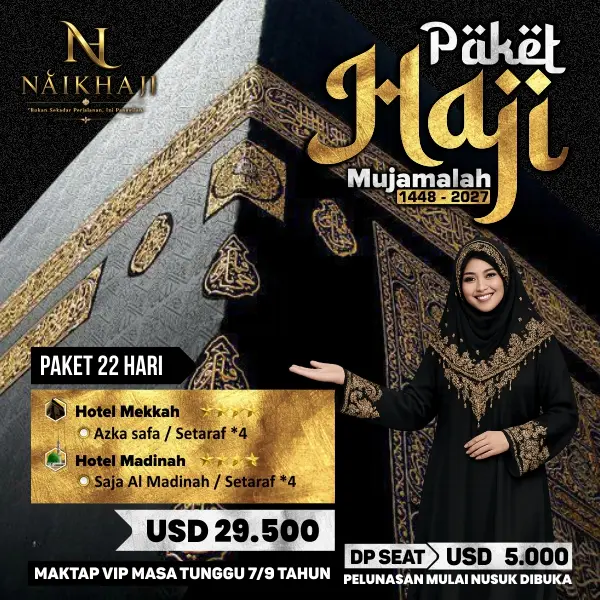 Paket Haji Mujamallah Berangkat 2028 Bintang 4