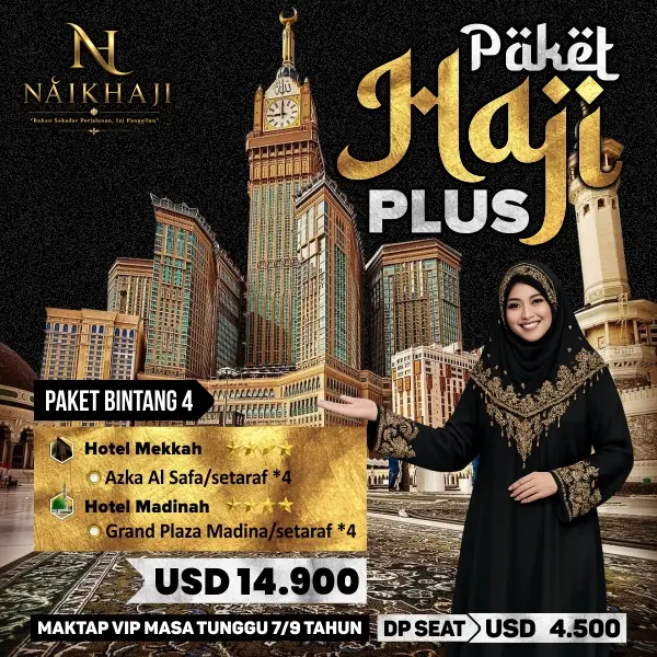 Paket Haji Plus Kuota Resmi Berangkat 2028 Bintang 5
