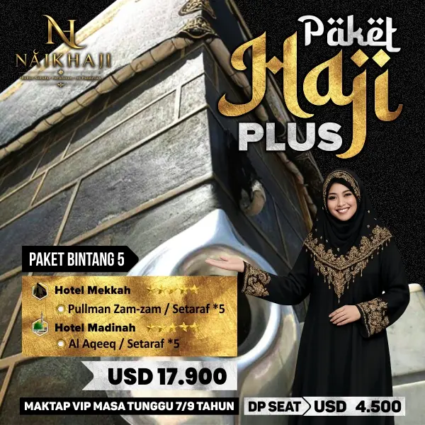Paket Haji Plus Kuota Resmi Berangkat 2028 Bintang 5